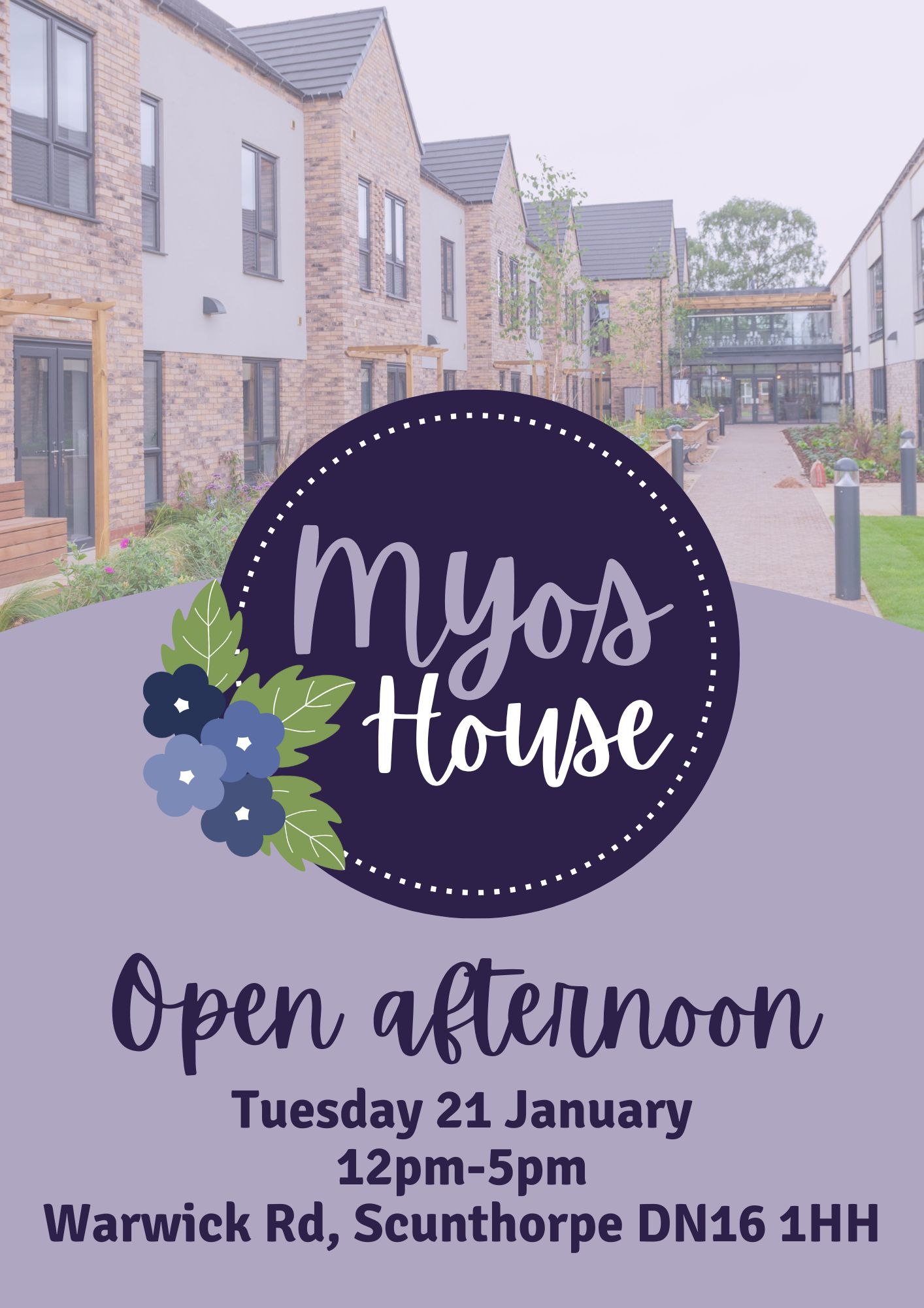 myos house open day poster